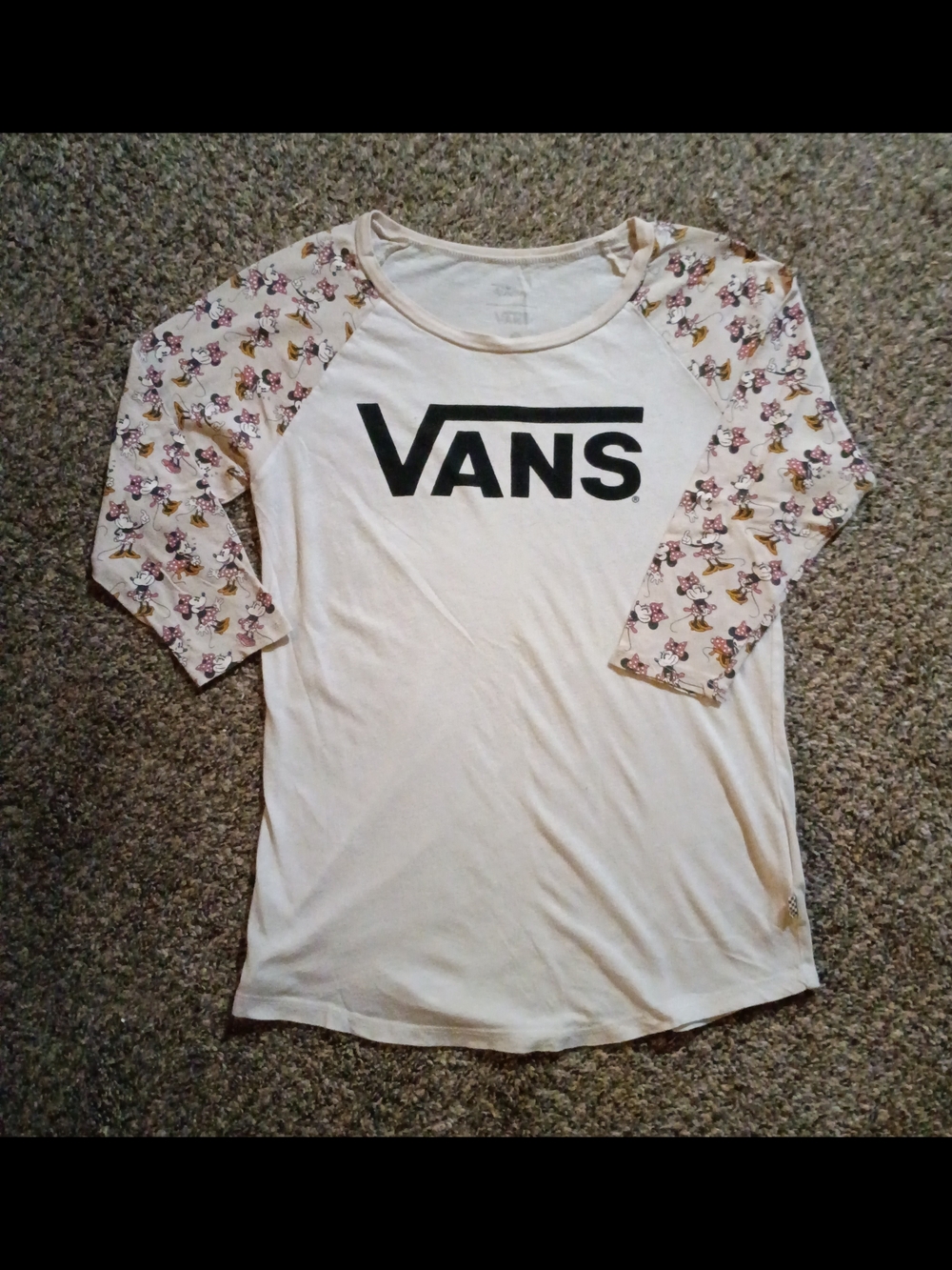 Vans Minnie Mouse Baseball Tee